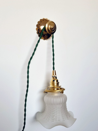 patere metal doré ancien vintage accrocge murale création Bloomis