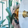 applique murale abat-jour opaline décoration vintage Luminaire Bloomis