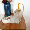 lampe baladeuse globe en verre vintage chic décoration - création Bloomis