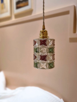 lampe baladeuse globe vintage originale et colorée. luminaire Bloomis