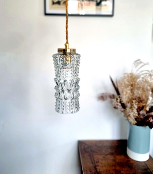 lampe baladeuse globe en verre vintage slow décoration