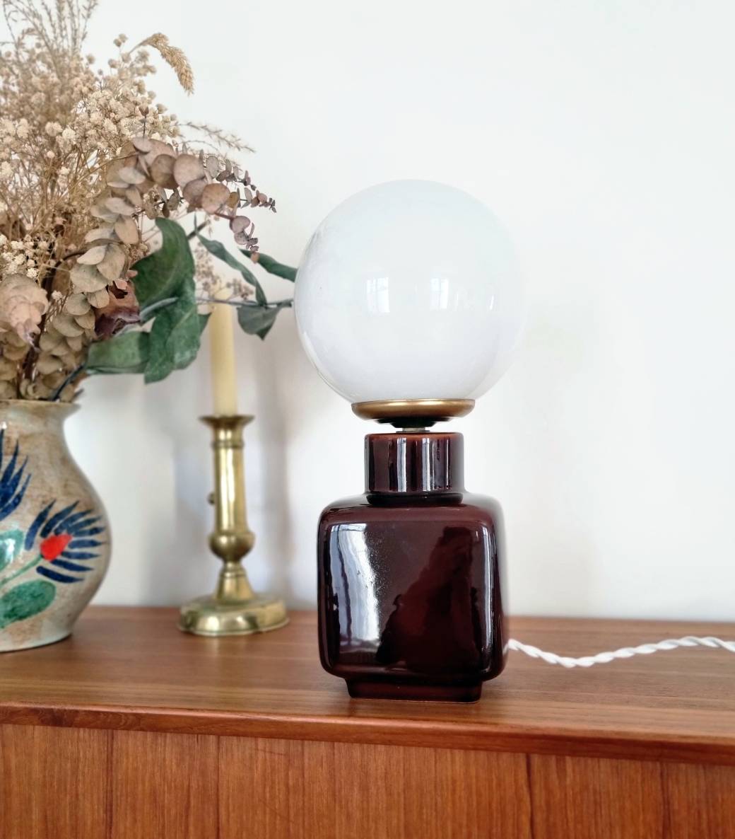 Lampe vintage ancien upcycling slow décoration