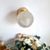 applique murale globe en verre vintage. Luminaire décoration vintage Bloomis