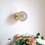 applique murale globe en verre vintage. Luminaire décoration vintage Bloomis