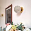 applique murale globe en verre vintage. Luminaire décoration vintage Bloomis