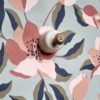 patère murale porcelaine et laiton accroche murale lampe baladeuse - Création upcycling Bloomis