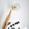 applique murale globe en verre vintage. Luminaire décoration vintage Bloomis