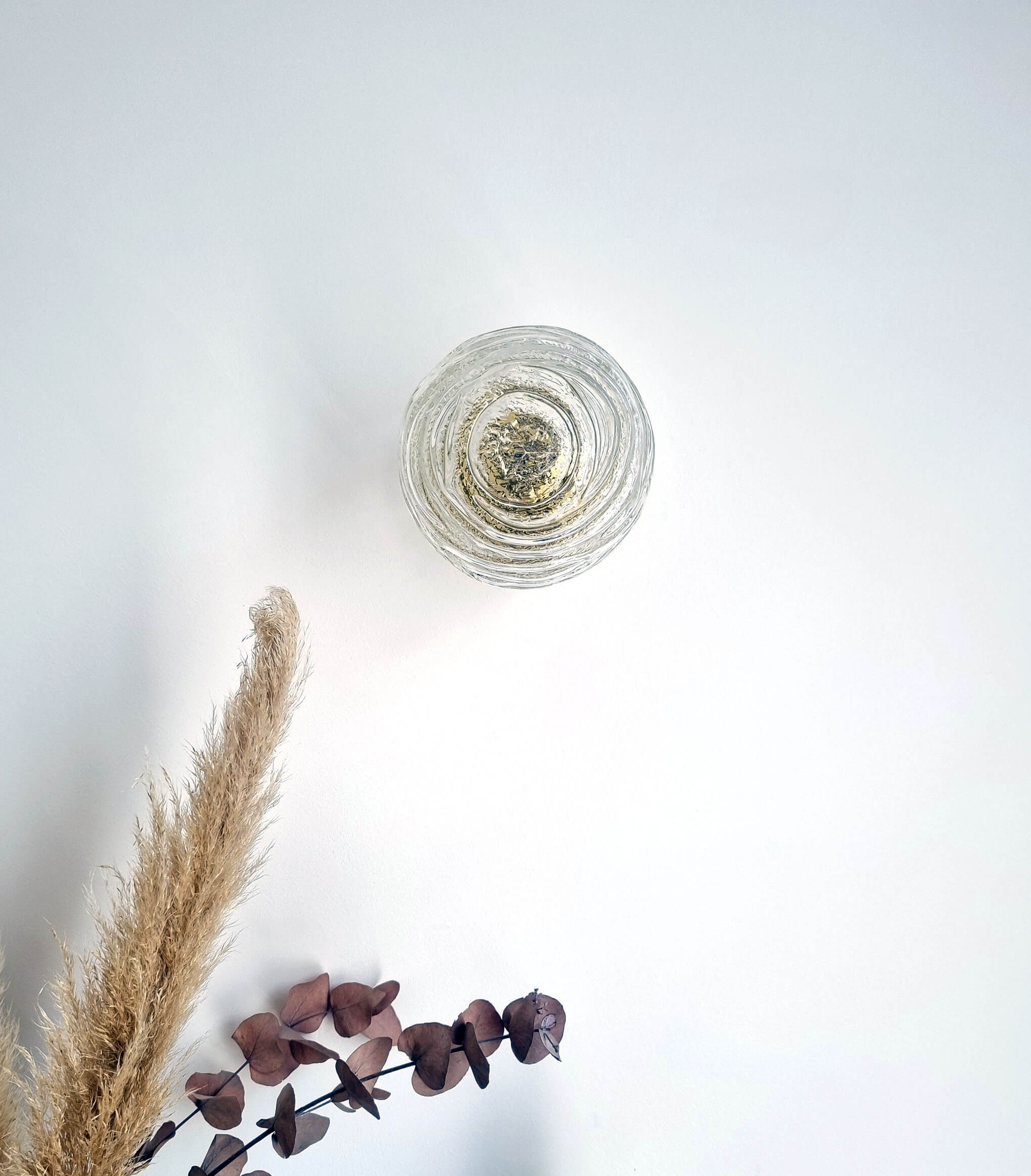 applique murale globe en verre vintage. Luminaire décoration vintage Bloomis