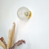 applique murale globe en verre vintage. Luminaire décoration vintage Bloomis